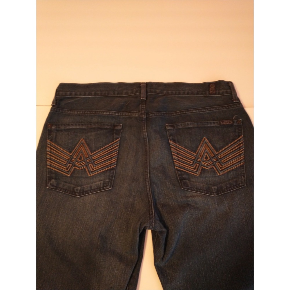 7 For Mankind Jeans A Pocket‎ Blue Relaxed  36x29